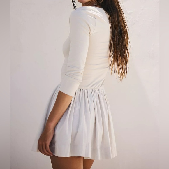 Free People Onda Drop-Waist Long-Sleeve Mini
Dress Large NWT - Picture 6 of 9